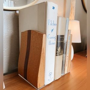 Wooden Bookends